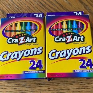 Cra-Z-Art Crayons (2 Boxes of 24 Colors)